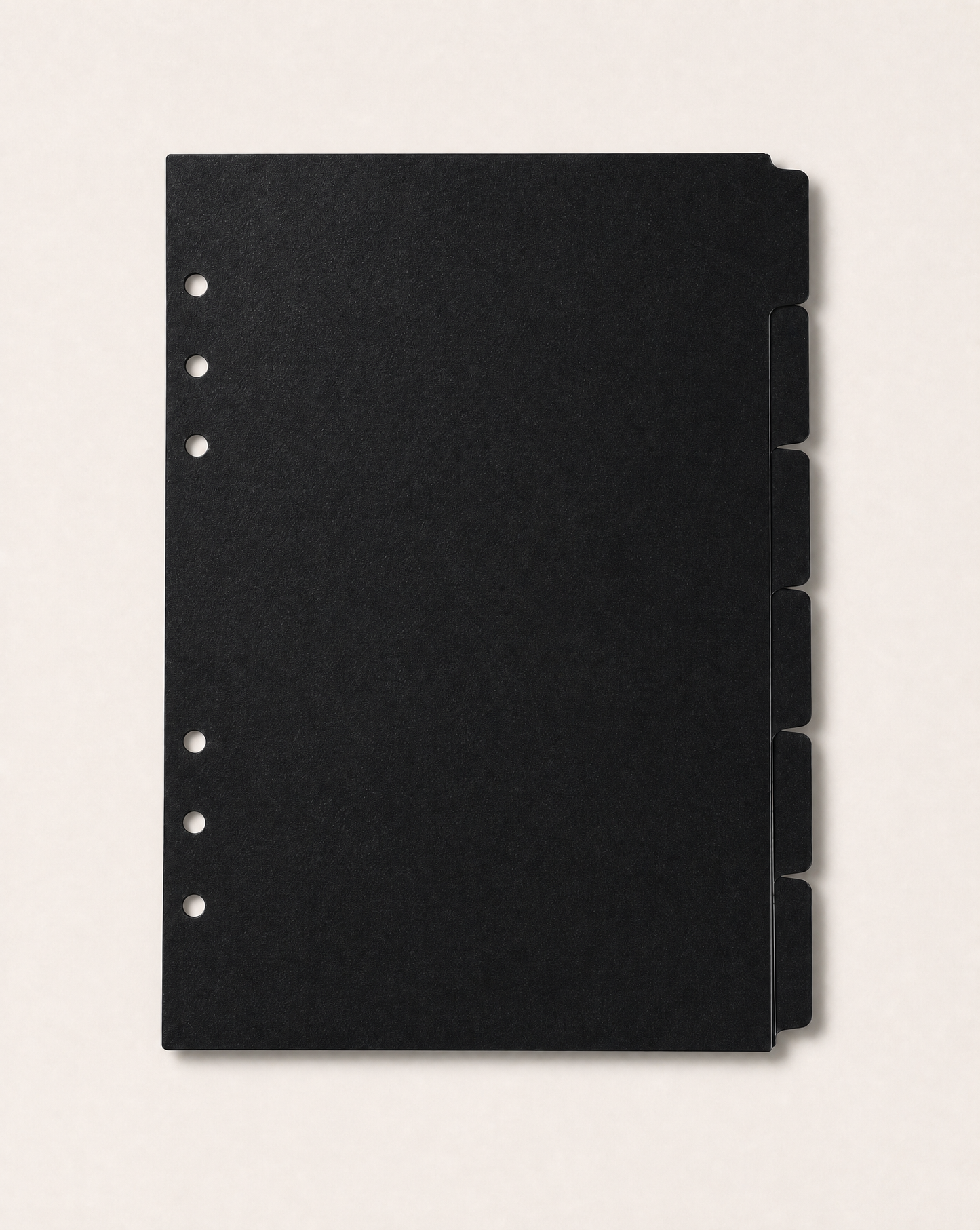 Black A5 Side Tab Dividers (Set of 6)