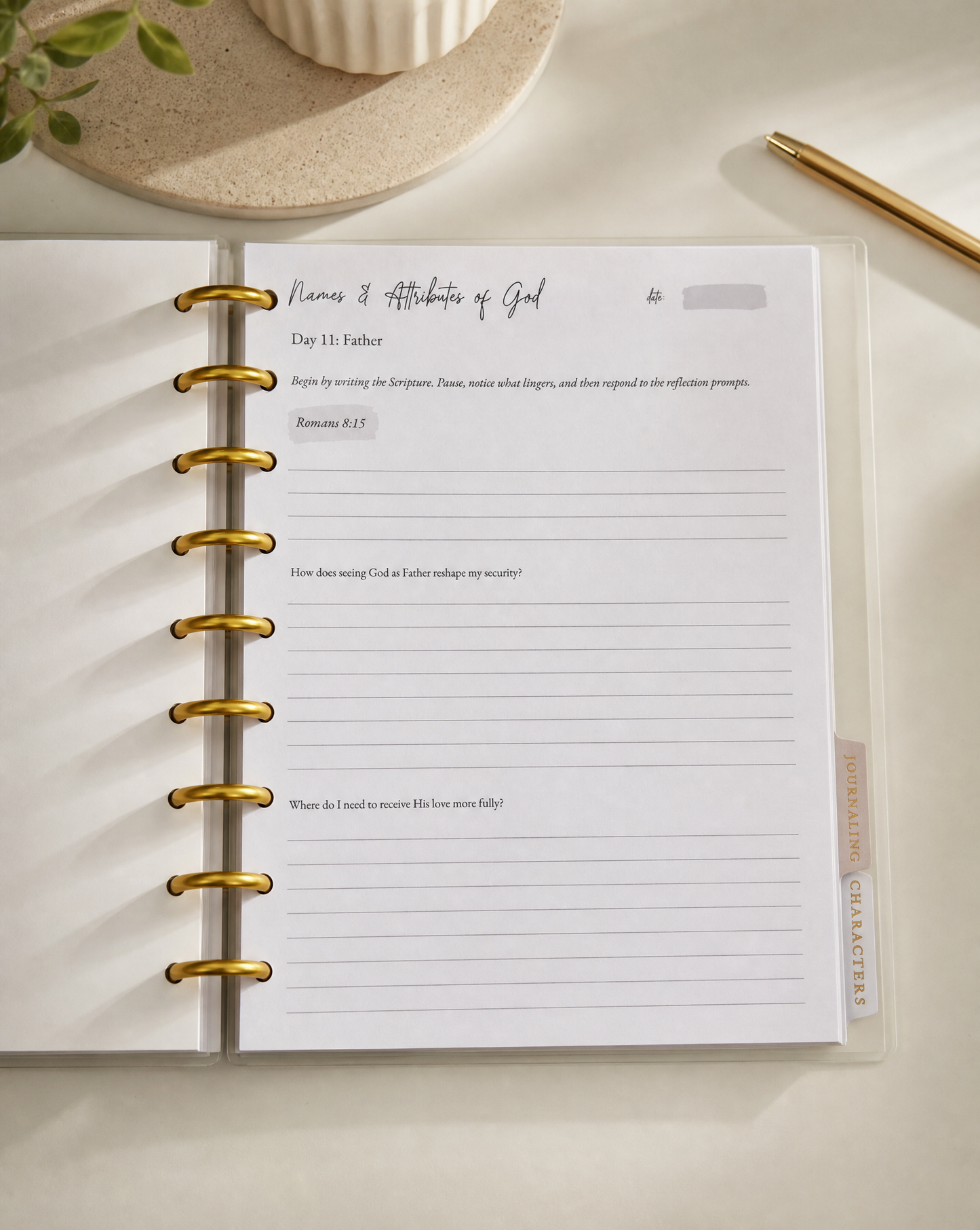 Word & Wonder Scripture & Reflection Journal